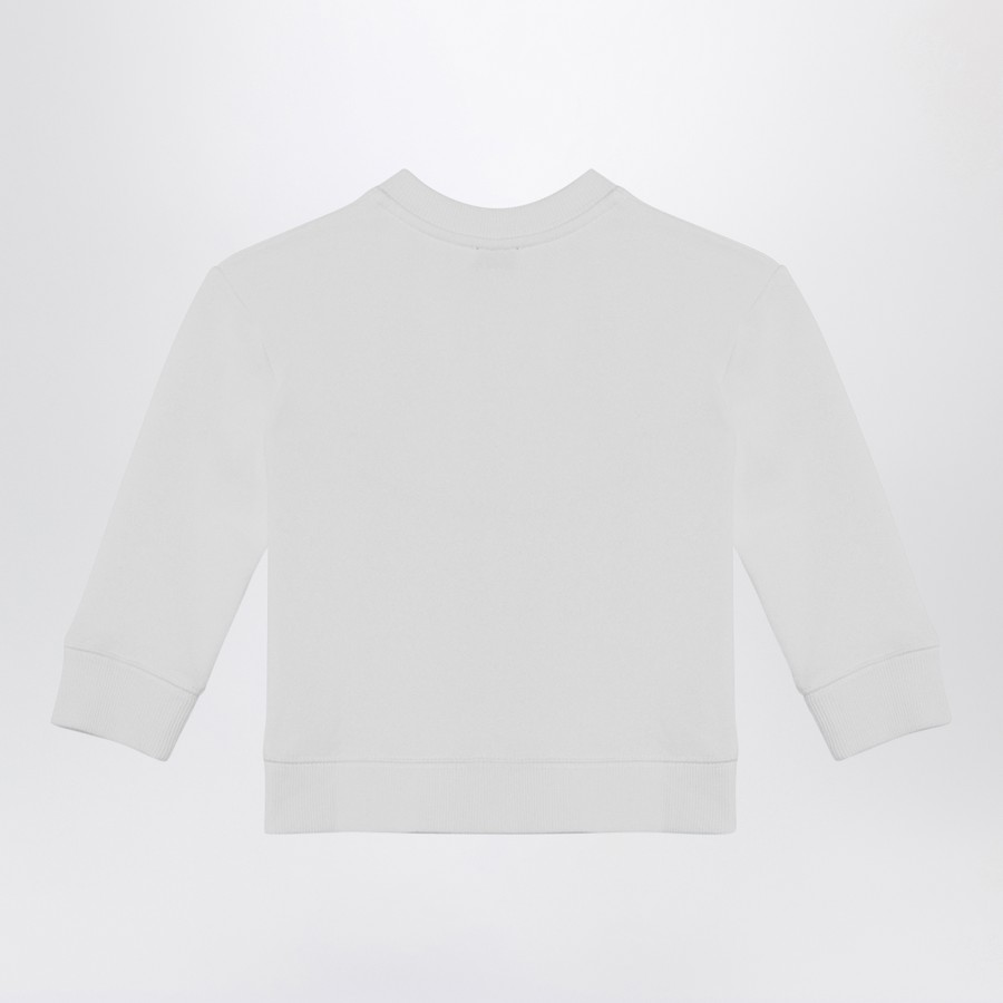 スウェット・トレーナー BURBERRY WHITE STRETCH COTTON SWEATSHIRT Burberry White sweatshirt with logo print | TheDoubleF
