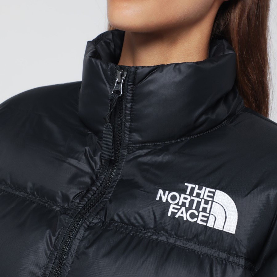 The North Face Giacca cropped imbottita nera TheDoubleF