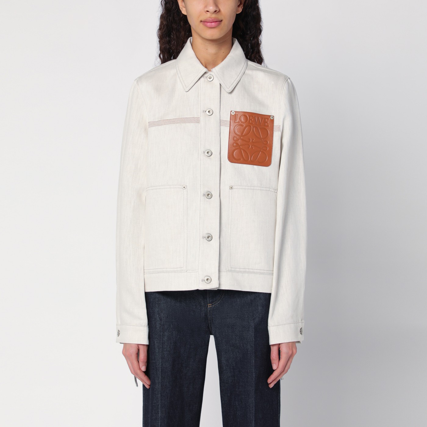 Loewe Veste ?�crue en coton et lin | TheDoubleF