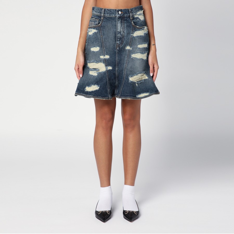 スカート Marc Jacobs Washed denim skirt with worn details Marc Jacobs Washed denim skirt with worn details | TheDoubleF