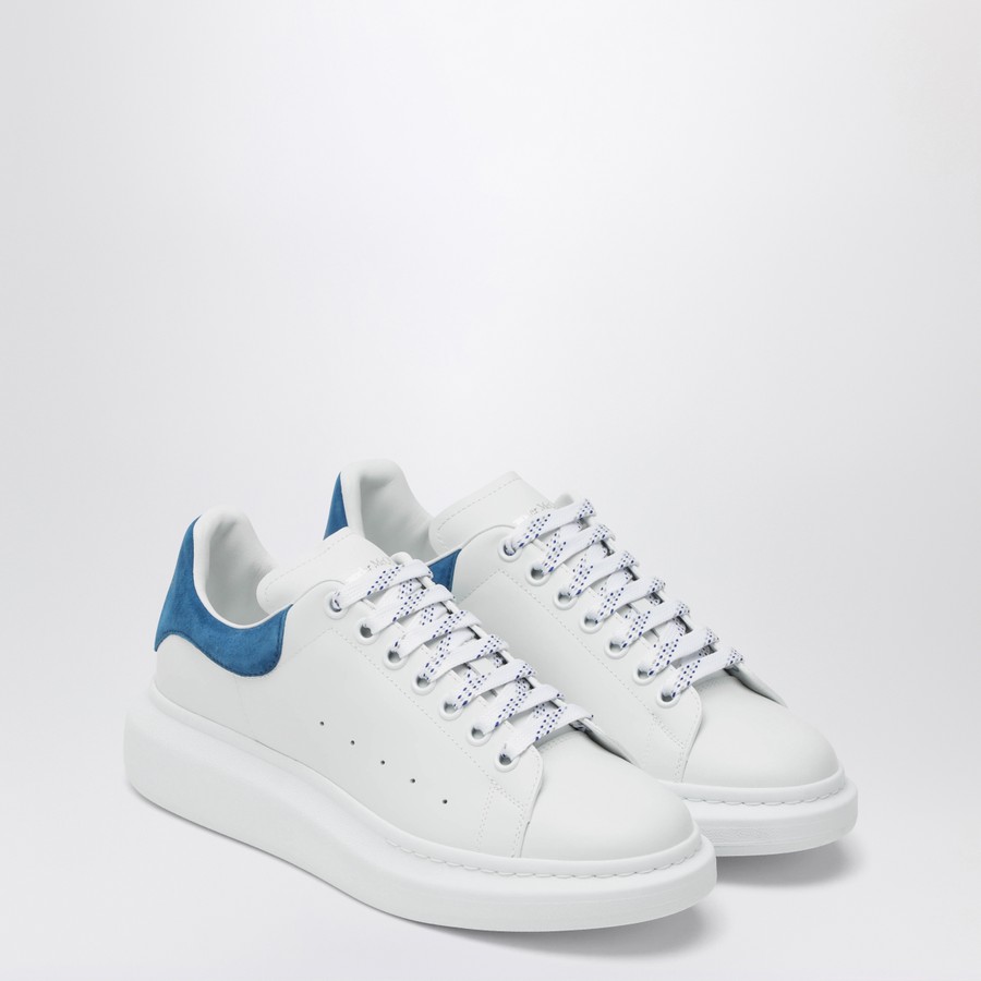 Alexander McQueen White/blue Oversize sneakers | TheDoubleF