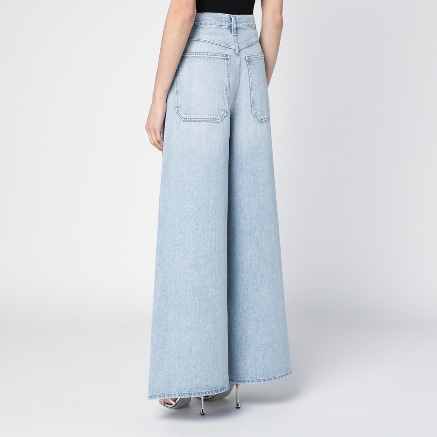 AGOLDE Light blue wide denim jeans | TheDoubleF