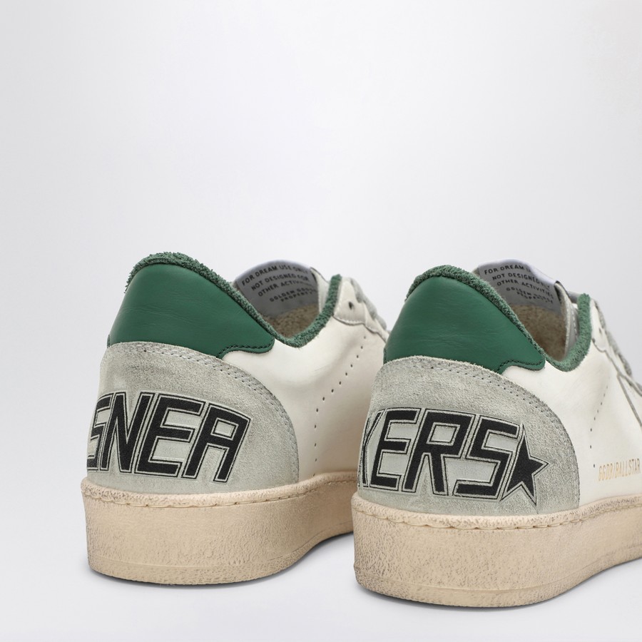 Golden Goose Ballstar white/green sneaker | TheDoubleF
