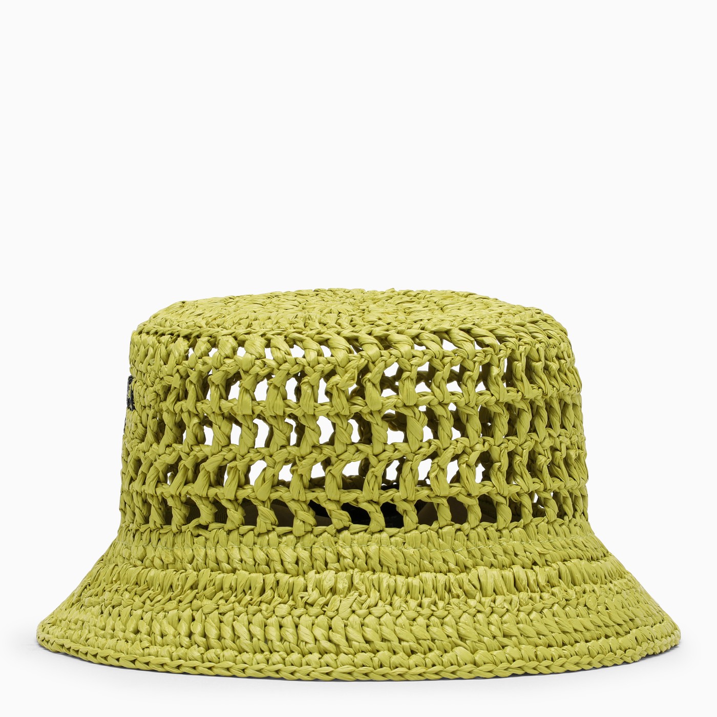 prada straw bucket hat