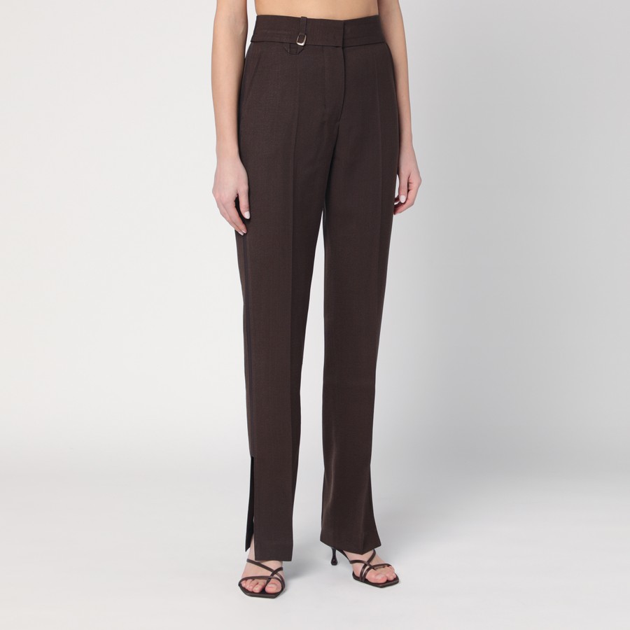 パンツ JACQUEMUS Women Straight Pants 241DE038151411C Brown 21029763_51122471_600.jpg