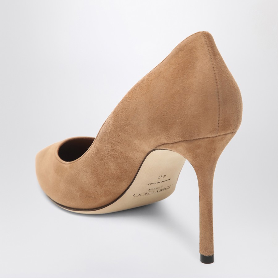 パンプス Jimmy Choo SHOES (ROMY85KDU TOFFEE) Jimmy Choo Romy 85 pumps in toffee colour suede | TheDoubleF