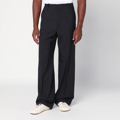 パンツ BOTTEGA VENETA 835377.V4C20 Trousers Bottega Veneta Black twill cotton trousers | TheDoubleF
