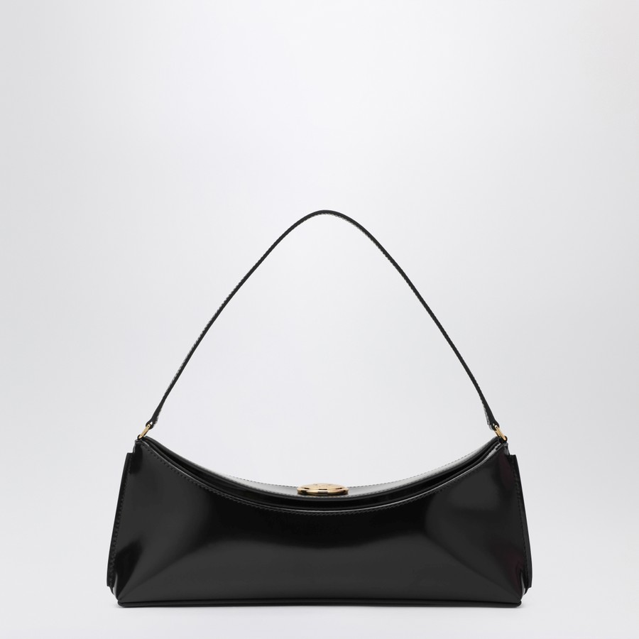 JACQUEMUS Black Oval Pouch | TheDoubleF