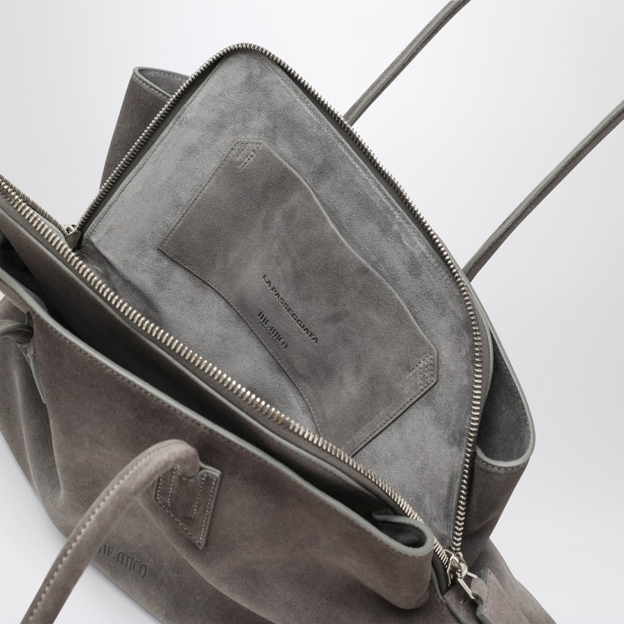バッグ・カバンその他 The Attico La Passeggiata Medium bag in grey suede The Attico La Passeggiata Medium bag in grey suede | TheDoubleF