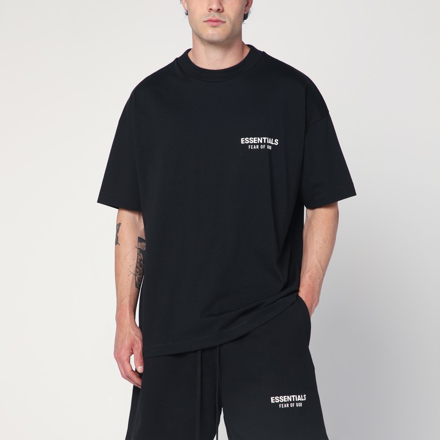 Tシャツ・カットソー FEAR OF GOD BLACK COTTON T-SHIRT Fear of God - Fear of God T-shirt | HBX - Globally Curated