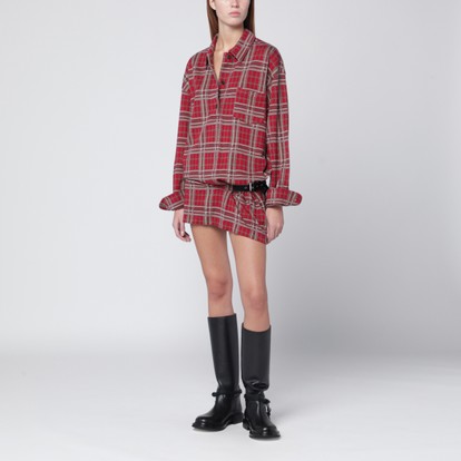 Burberry Check wool blend chemise dress | TheDoubleF