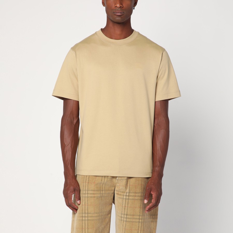 【関税込み】Burberry ベージュ EKD Tシャツ Burberry Beige short-sleeved T-shirt with EKD print | TheDoubleF
