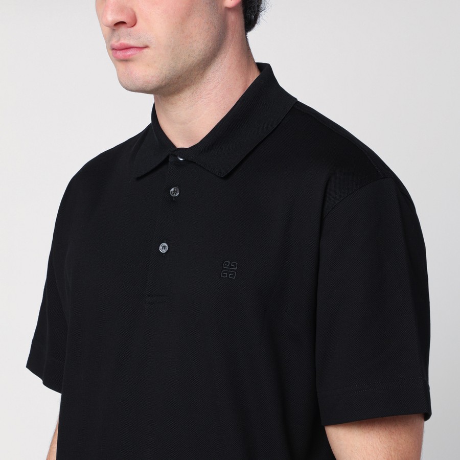 【Givenchy】POLO◆BM71KR3YCD Givenchy Black cotton polo shirt | TheDoubleF