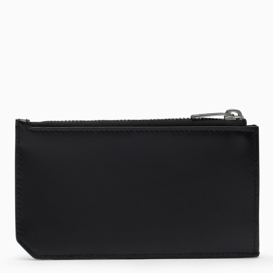 カードケース・名刺入れ SAINT LAURENT BLACK MONOGRAM CREDIT CARD HOLDER Saint Laurent Black Monogram zip credit card holder | TheDoubleF