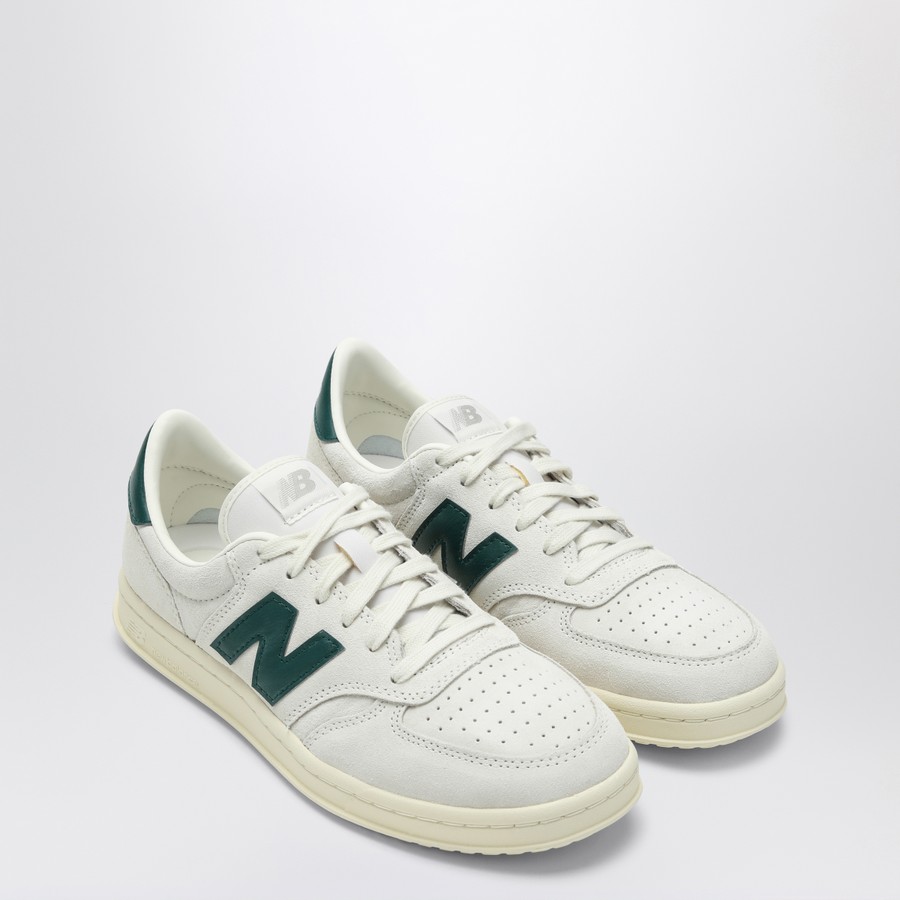 スニーカー New Balance T500 White Green Suede Sneaker New Balance T500 white/green suede sneaker | TheDoubleF