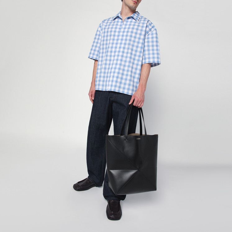 ★LOW CLASSIC★ FOLDED CUBE TOTE BAG_BLACK_LOW24RM_BA010BK LOW CLASSIC