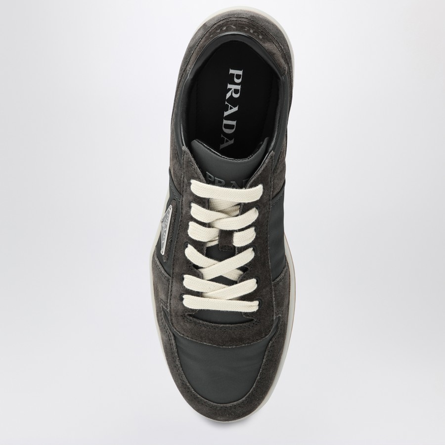 Prada＊Downtown suede and Re-Nylon スエードスニーカー＊送込 Prada Men's Downtown Nylon and Suede Low-Top Sneakers