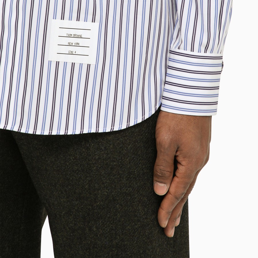 【特別訳あり特価】 Browne Thom Navy/white TheDoubleF | shirt poplin striped トップス
