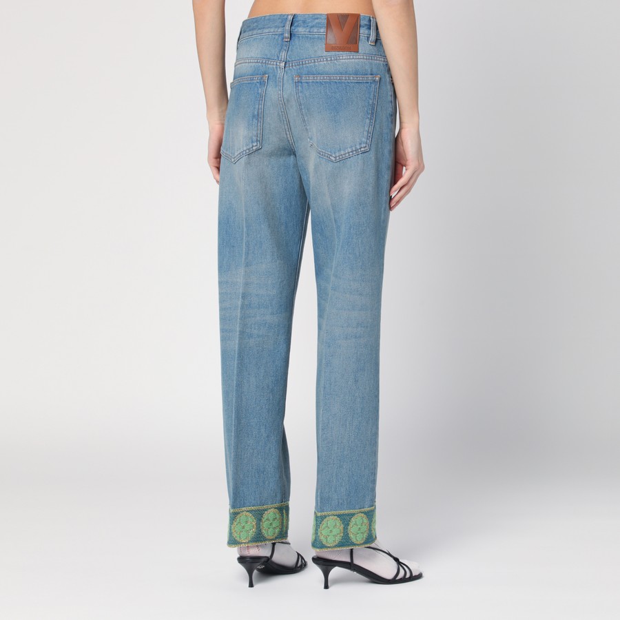 【関税込み】Valentino ブルー ハードウェア ジーンズ VALENTINO：ジーンズ レディース - ブルー | GIGLIO.COM
