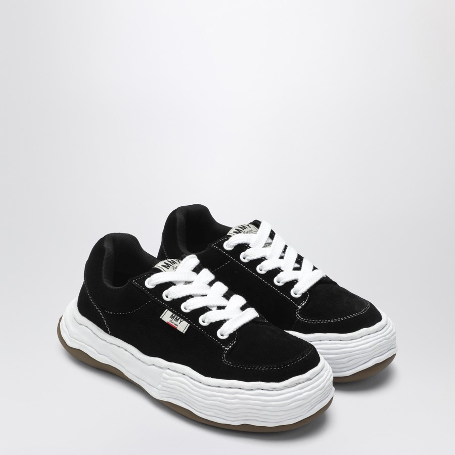 Maison MIHARA YASUHIRO Black Oliver sneakers in suede | TheDoubleF