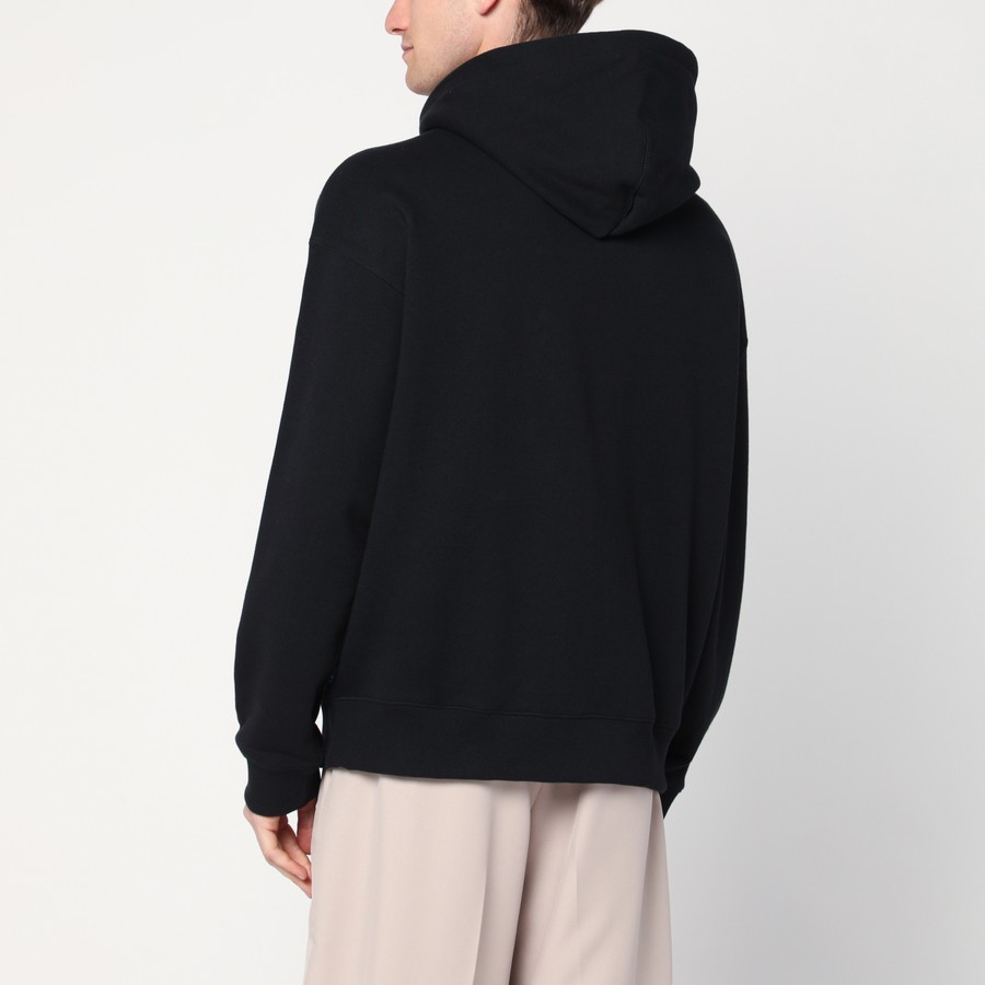 Awake NY Black cotton sweatshirt with logo | TheDoubleF