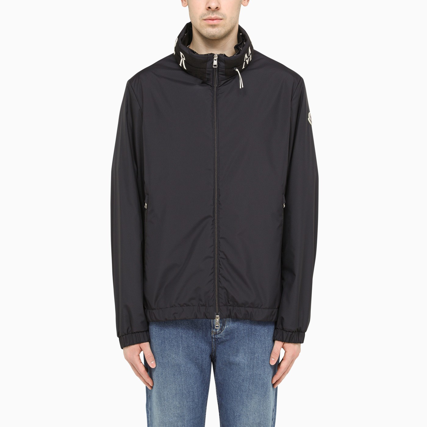 Moncler Light blue nylon jacket TheDoubleF