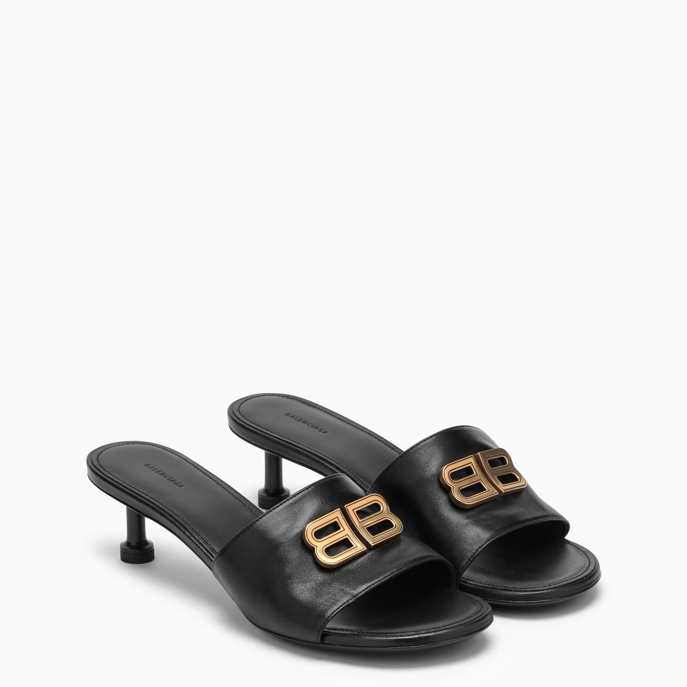balenciaga sandals gold