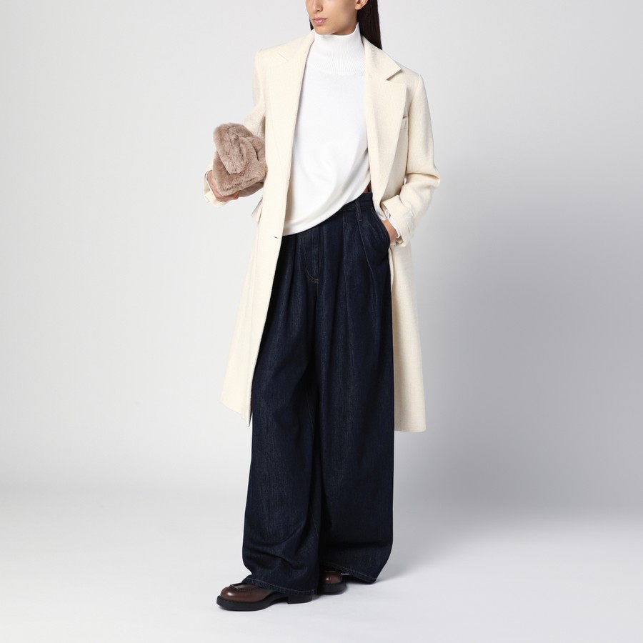 ジャケット Margaux Lonnberg White single-breasted coat Margaux Lönnberg White single-breasted coat | TheDoubleF