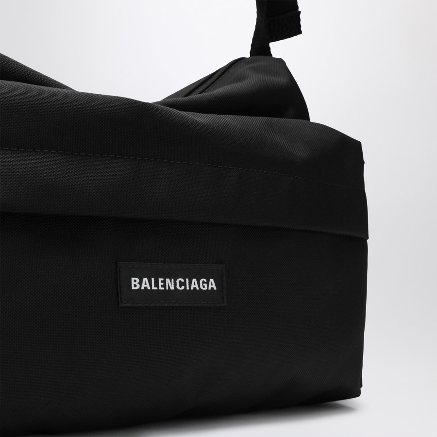 Balenciaga ブラックナイロンボストンバッグ Balenciaga Small black nylon travel bag | TheDoubleF