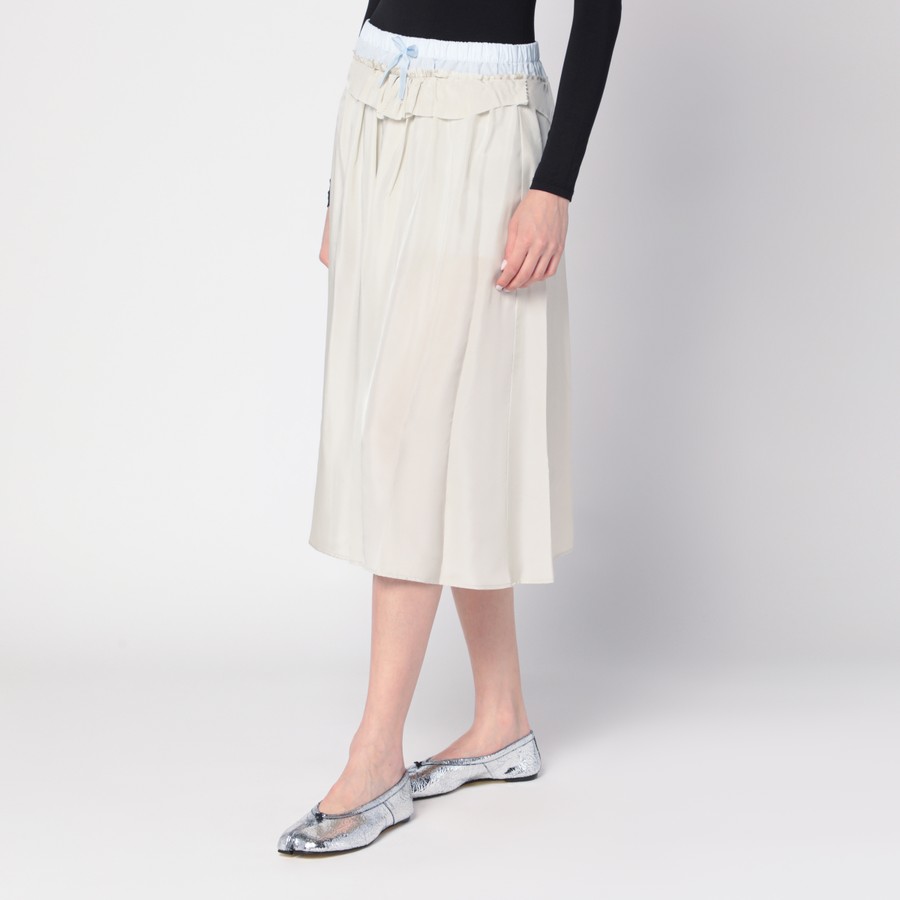 ワンピース MAISON MARGIELA Women Mid Skirts S51DT0014S43001 100 WHITE MAISON MARGIELA - Women Midi Skirt – Atelier New York