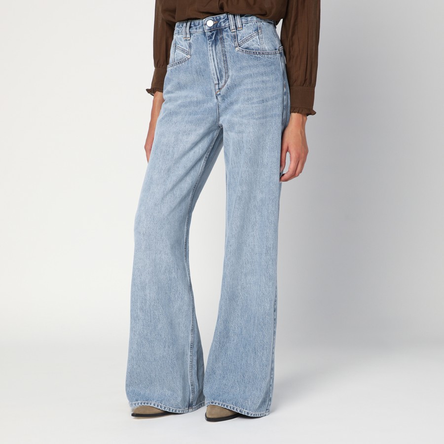 ISABEL MARANT Wide ice blue jeans | TheDoubleF