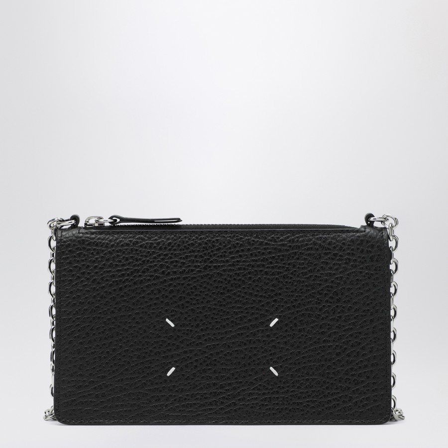 Maison Margiela Black card holder with shoulder strap TheDoubleF