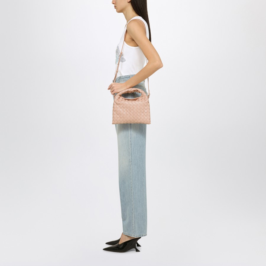 BOTTEGA VENETA】ガルダバッグ レザー ピンクベージュ