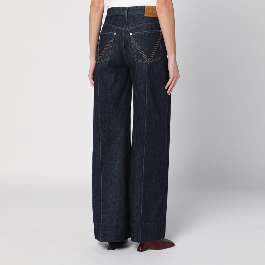 Bottega Veneta Indigo-coloured palazzo jeans | TheDoubleF