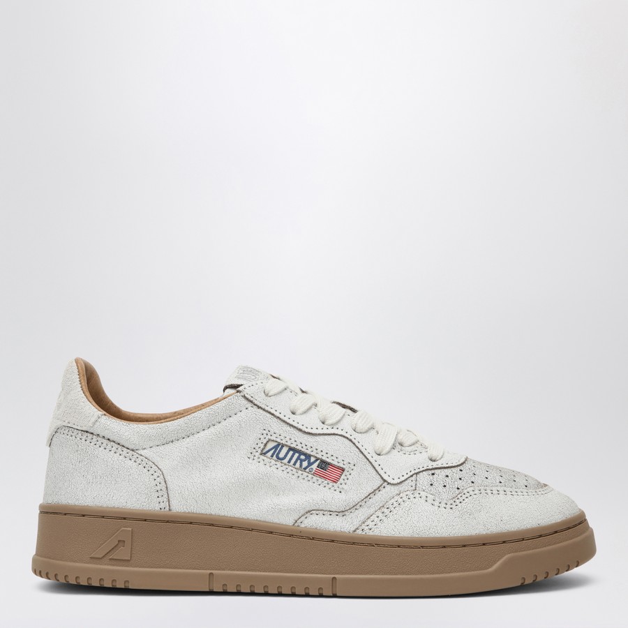 スニーカー Autry Medalist Low Super Vintage Sneakers White Tobacco AUTRY Medalist Low Super Vintage sneakers white/tobacco