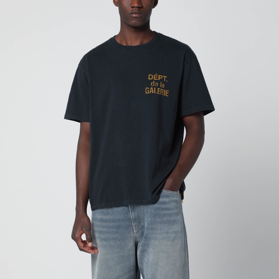 Gallery Dept. Black French cotton T-shirt | TheDoubleF