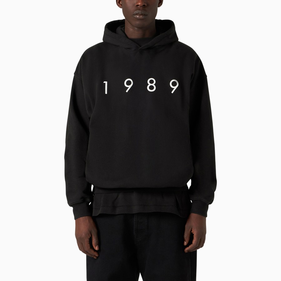 パーカー・フーディ 1989 STUDIO 1989 logo hoodie black 1989 STUDIO 1989 Logo black cotton hoodie | TheDoubleF
