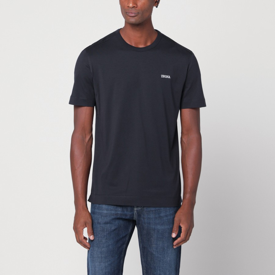 Tシャツ・カットソー ERMENEGILDO ZEGNA Men T Shirts B718UB386A5 212 blue ERMENEGILDO ZEGNA Men T Shirts B718UB386A5 212 blue (ZEGNA/T