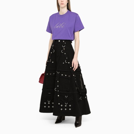 balenciaga purple shirt