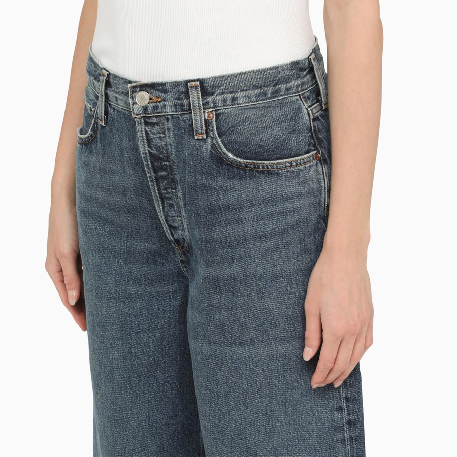 AGOLDE Dark blue denim balloon jeans | TheDoubleF