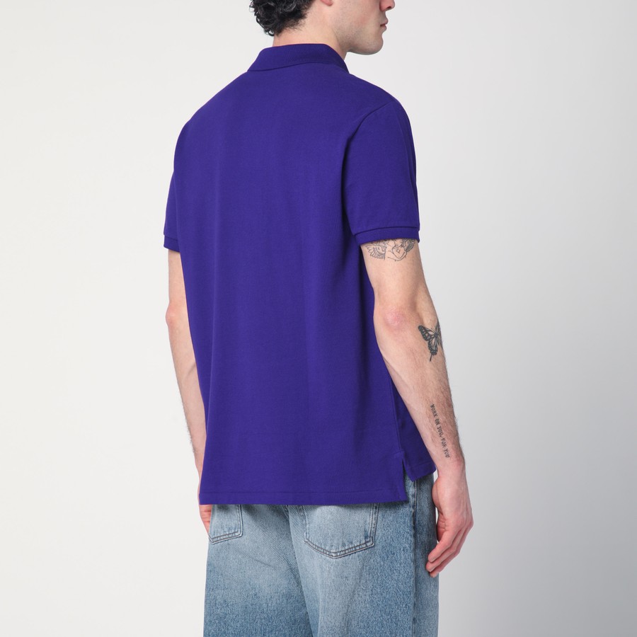 ポロシャツ Polo Ralph Lauren Purple Cotton Custom Slim-Fit Polo Shirt Men's Custom Fit Piqué Polo Shirt | Ralph Lauren