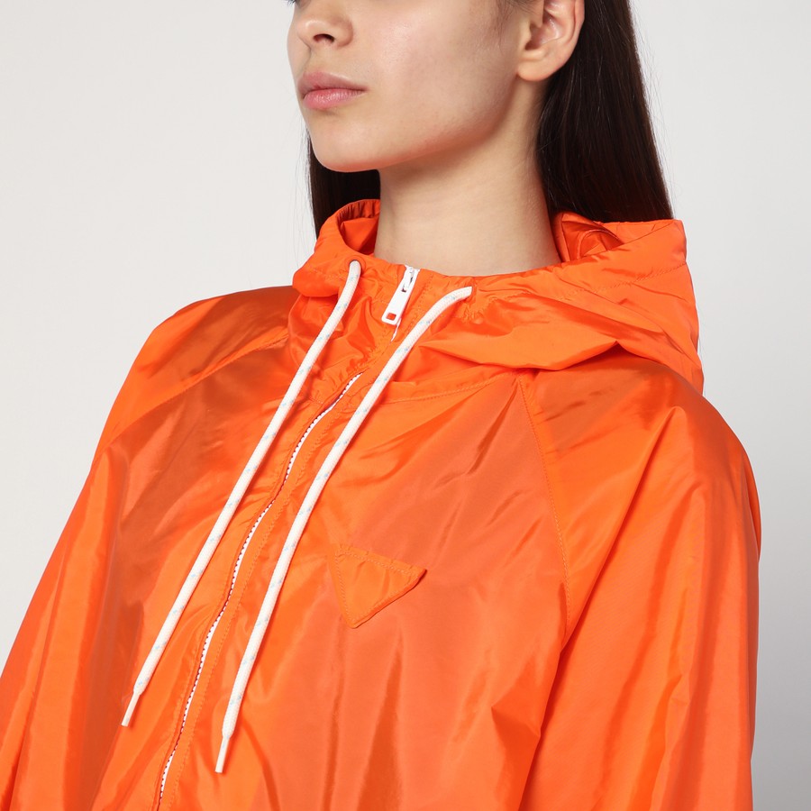 アウターその他 Prada Orange raincoat Prada Re-Nylon Rain Jacket | Orange | FARFETCH