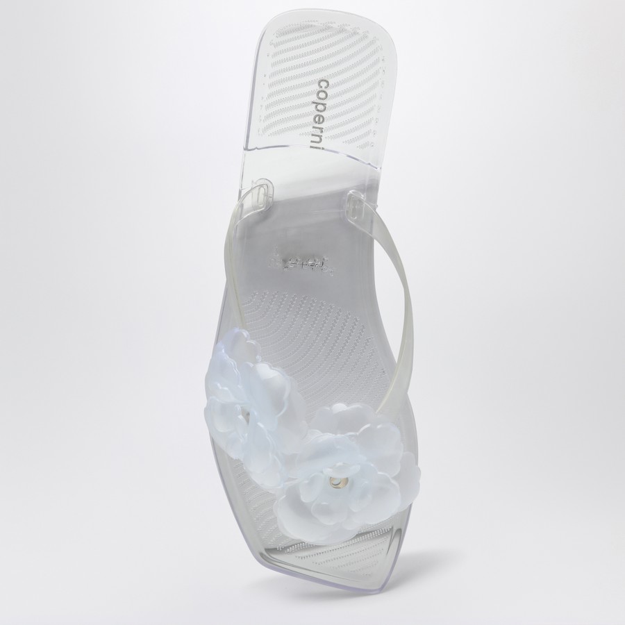 【関税&送料込】Coperni Transparent Silicone Flower Flip-Flo Coperni Transparent silicone flower flip-flops | TheDoubleF