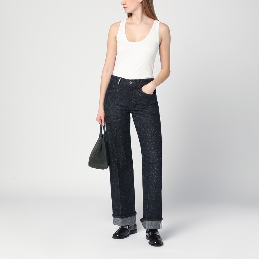 デニム・ジーパン BURBERRY Women Denim Pants 8099386 C1765 INDIGO BLUE Burberry Straight-leg jeans | Women's Clothing | Vitkac