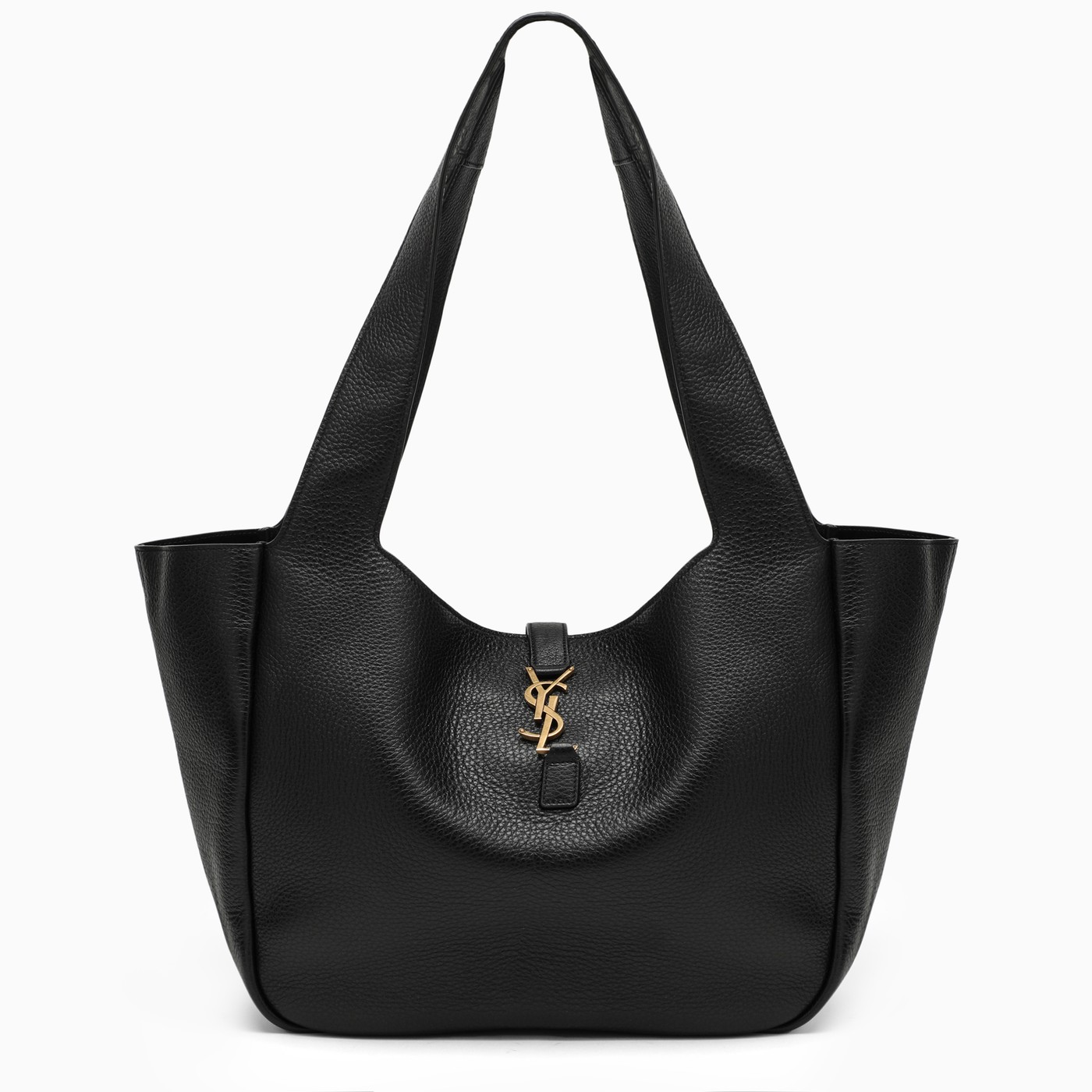 Saint Laurent Bea black leather tote bag TheDoubleF