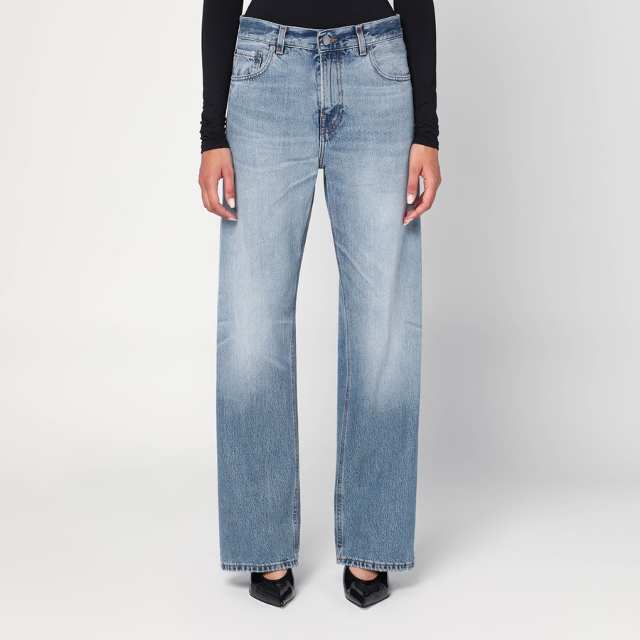 デニム・ジーパン HAIKURE FW25 Haikure Jeans (HEW03330DF106 L0892) HAIKURE Wide blue washed effect jeans | TheDoubleF