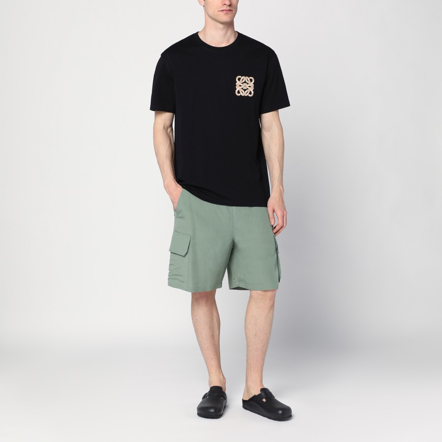 Loewe Sage green cargo shorts in linen blend | TheDoubleF
