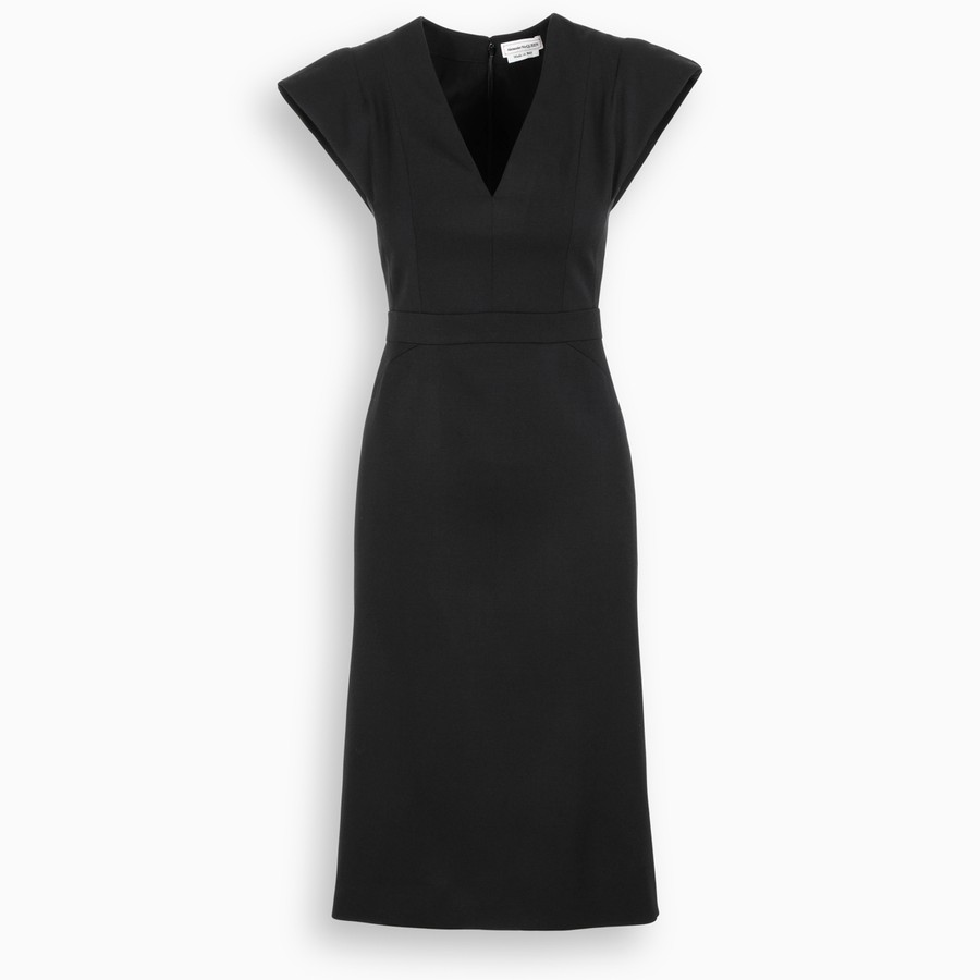 alexander mcqueen black dress