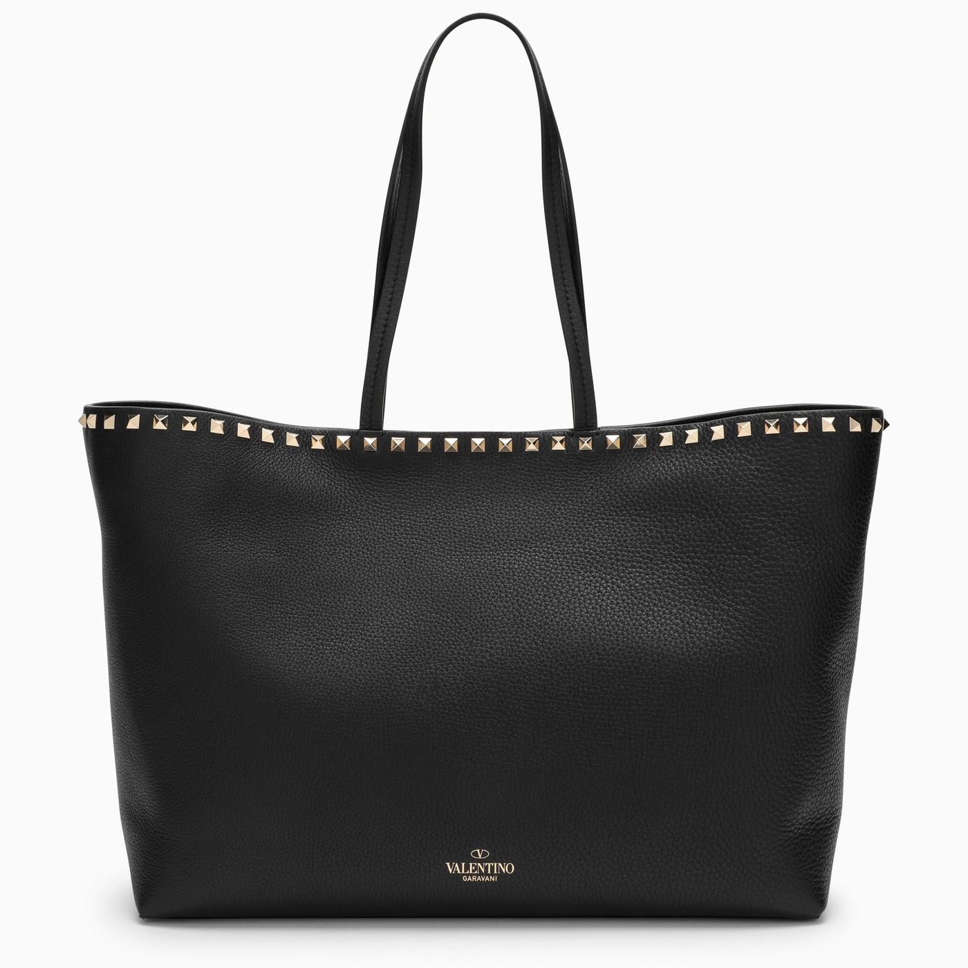 Valentino Garavani Black studded tote bag TheDoubleF
