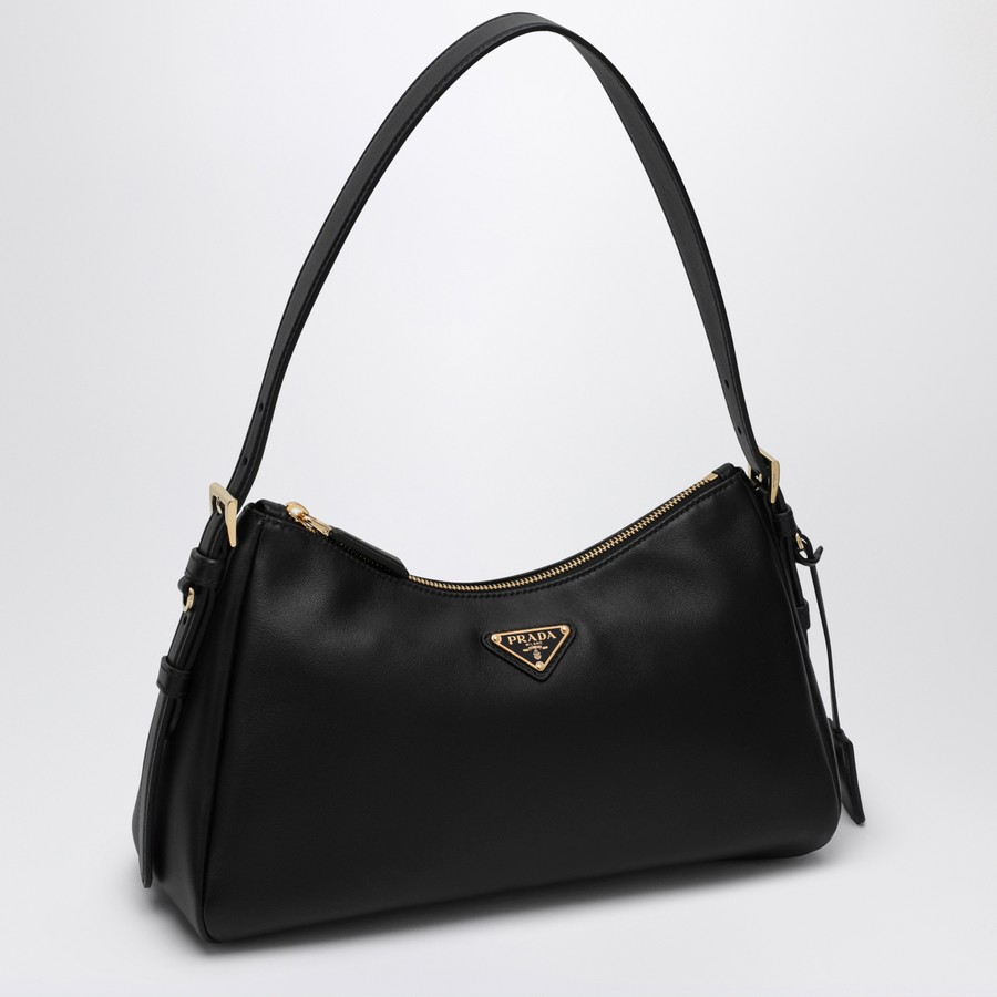 Prada Prada Aimée medium black leather bag | TheDoubleF